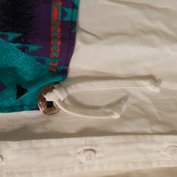 Vintage Panhandle Slim Women's Aztec Western Shirt - Picture 4 of 10